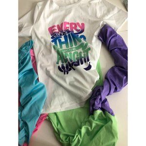 Remxi Women's 2 Piece Outfits Letter Print Gradien